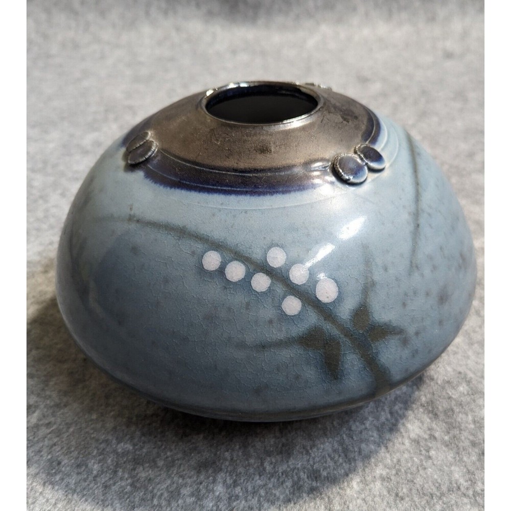 McAuliffe Pottery Vase Blue